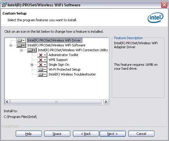 Intel Proset Wireless Vista