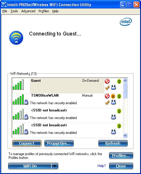 Copy Wireless Configuration Vista