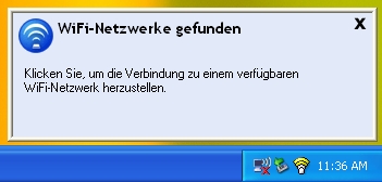 Drahtlose Netzwerke gefunden