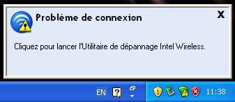 problme de connexion