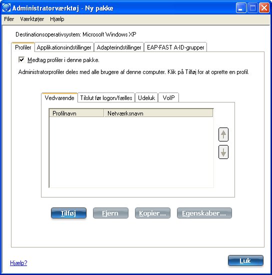 Windows-pakke