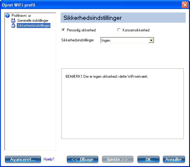 personlig sikkerhed