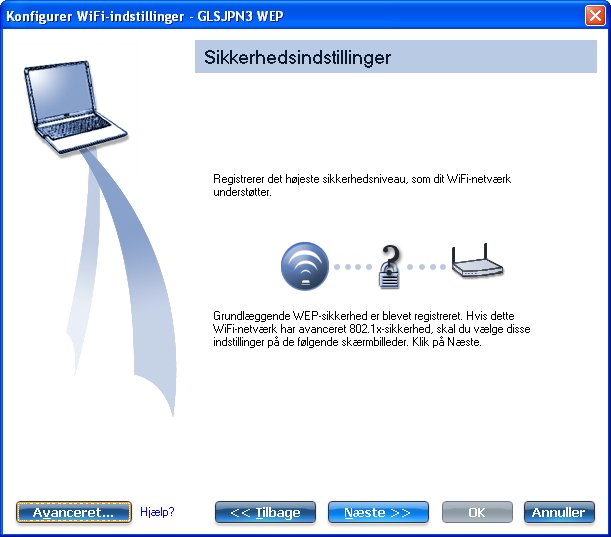 sikkerhedsindstillinger