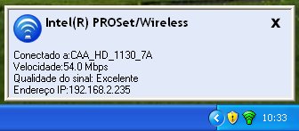 alerta de conexo