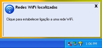 redes sem fios encontradas